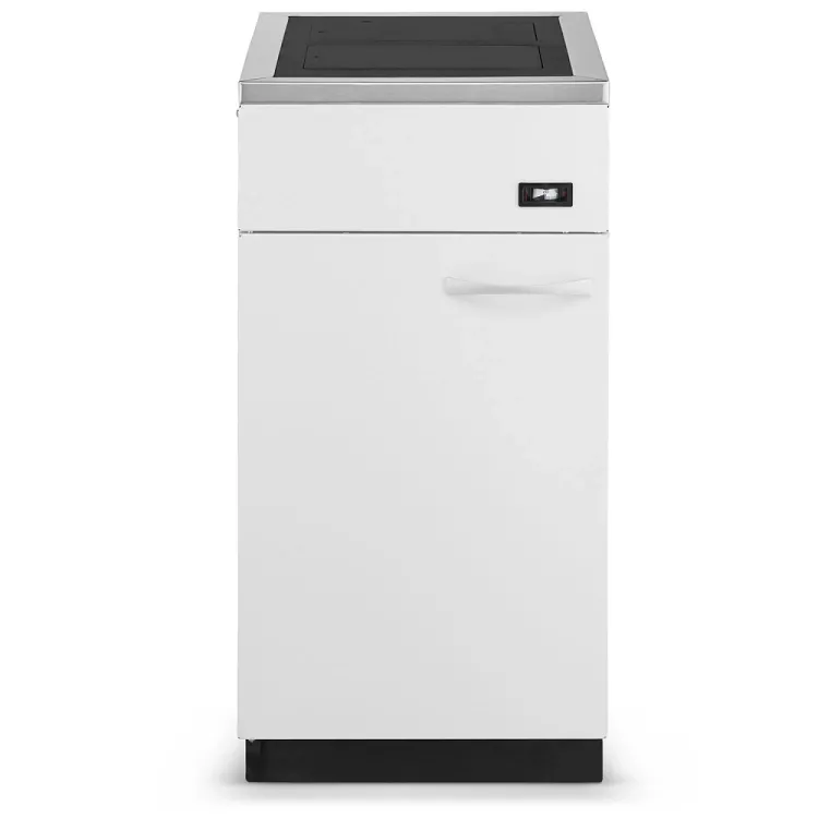 Centrālapkures krāsns ar plītsvirsmu Megal M10 10kW, balts Centrālapkures krāsns ar plītsvirsmu Megal M10 10kW, balts