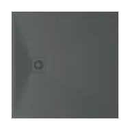 Dušas paliktnis kvadrātveida PAA LETTERA KV 100x100 cm, GREY