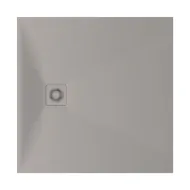 Dušas paliktnis kvadrātveida PAA LETTERA KV 100x100 cm, SMOKE
