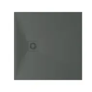 Dušas paliktnis kvadrātveida PAA LETTERA KV 90x90 cm, GREY