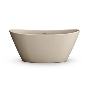 Brīvi stāvoša vanna PAA AMORE 1600x850, silkstone, matte caffelatte