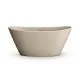 Brīvi stāvoša vanna PAA AMORE 1600x850, silkstone, matte caffelatte