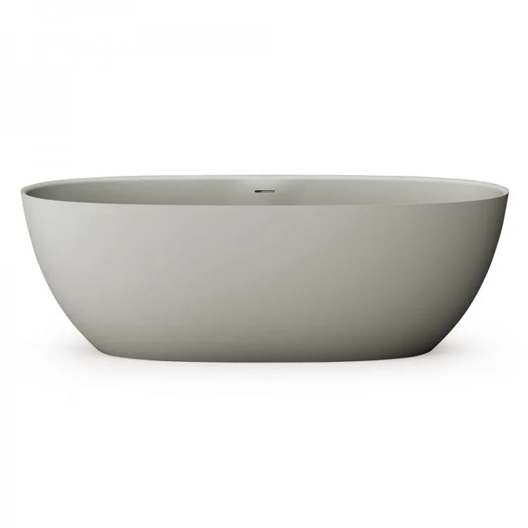 Brīvi stāvoša vanna PAA BELLA 1700x800, silkstone, matte grey