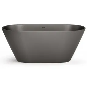 Brīvi stāvoša vanna PAA DECO NUDO 1600x725, silkstone, graphite