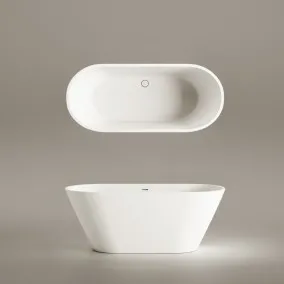 Brīvi stāvoša vanna PAA DECO NUDO 1600x725, silkstone