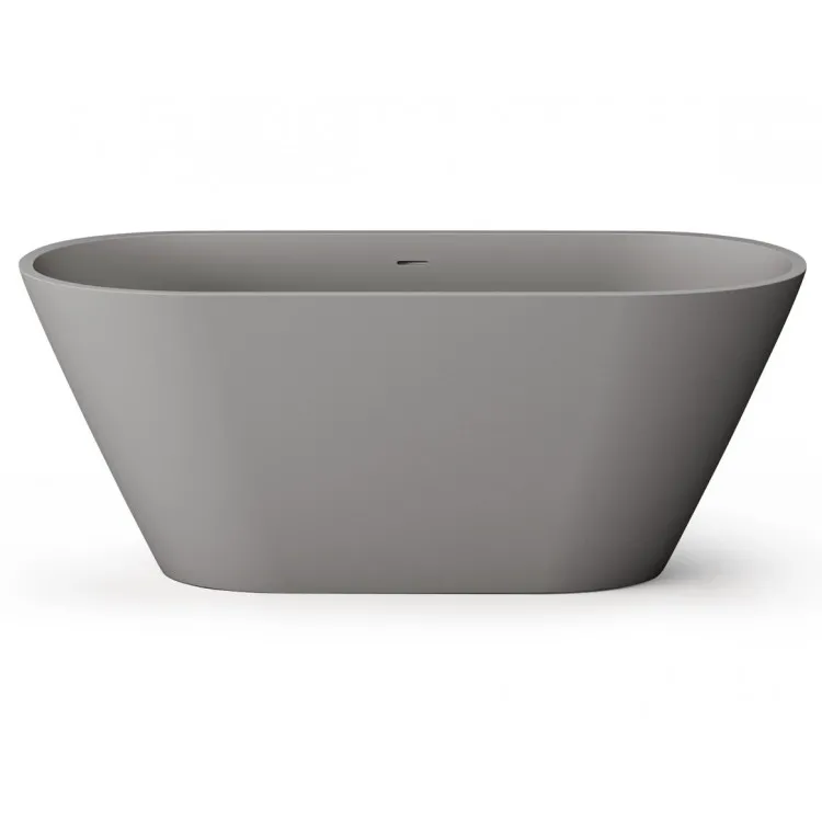 Brīvi stāvoša vanna PAA DECO NUDO 1600x725, silkstone, matte grey