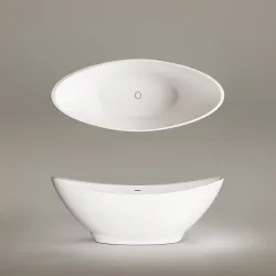 Brīvi stāvoša vanna PAA FELICE 1945x830, silkstone