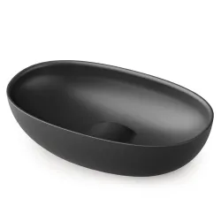 Vannas istabas uzliekamā izlietne PAA BELLA 650x390mm, silkstone, graphite