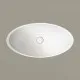 Vannas istabas uzliekamā izlietne PAA FELICE 690x375 mm, silkstone, matte grey