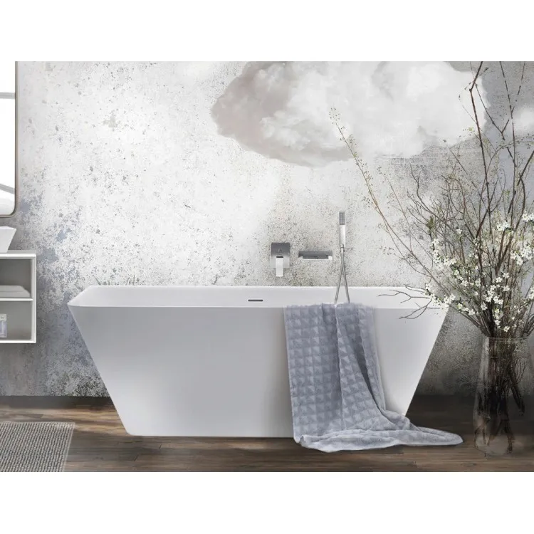 Brīvi stāvoša vanna PAA QUADRO WALL 1600x750,  VAQUAWA/00