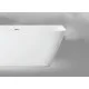 Brīvi stāvoša vanna PAA QUADRO WALL 1600x750,  VAQUAWA/00