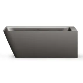 Stūra vanna PAA Silkstone QUADRO CORNER A 1600x750, graphite