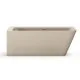 Stūra vanna PAA Sikstone QUADRO CORNER D 1600x750, Matte Caffelatte