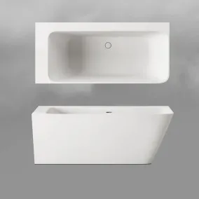 Stūra vanna PAA Sikstone QUADRO CORNER D 1600x750, Matte Caffelatte