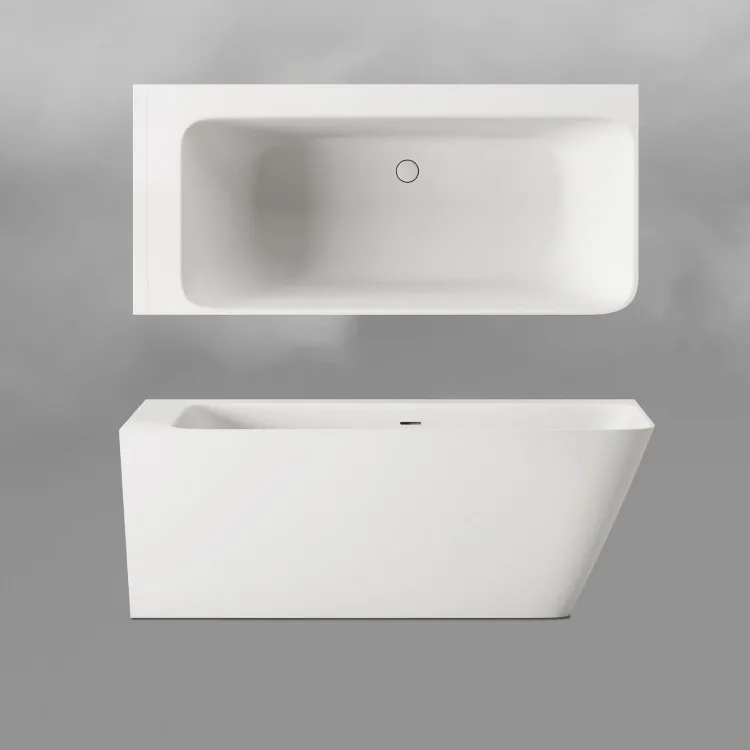 Stūra vanna PAA Silkstone QUADRO CORNER D 1600x750, balta matēta