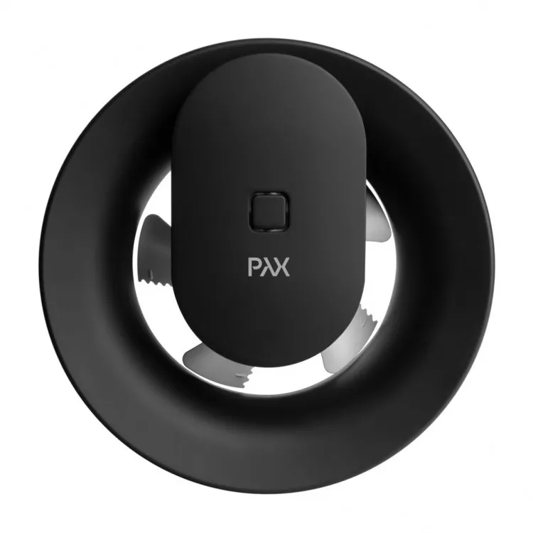 Sadzīves ventilators PAX Norte 100 Automātisks ar Bluetooth, melns
