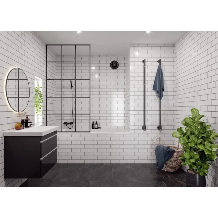 Sadzīves ventilators PAX Norte 100 Automātisks ar Bluetooth, melns