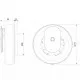 Sadzīves ventilators PAX Norte 100 Automātisks ar Bluetooth, melns