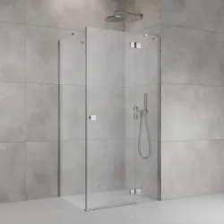 Dušas stūris kvadrātveida Radaway Almatea SE Chrome KDJ 90x90 cm R, hroms