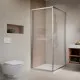 Radaway Alienta Chroma SD I dušas kabīne 90x90 cm, hroma profili, caurspīdīgs stikls