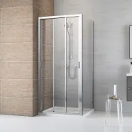Dušas stūris taisnstūra Radaway EVO DW+S 100x90 cm
