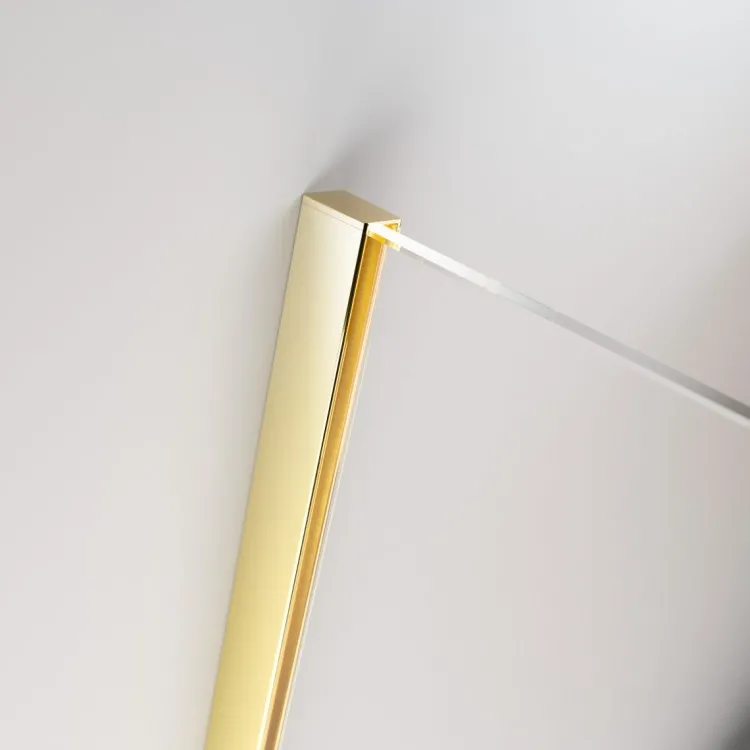Vannas sieniņa ar bīdāmām durvīm Radaway Furo Gold II PND R 130 cm