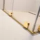 Vannas sieniņa ar bīdāmām durvīm Radaway Furo Gold II PND R 130 cm
