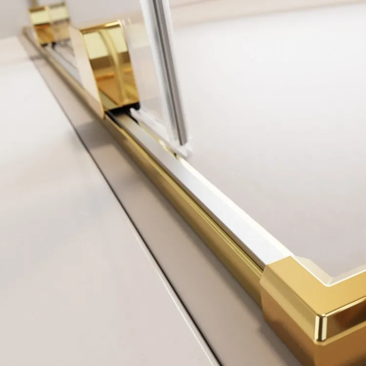 Vannas sieniņa ar bīdāmām durvīm Radaway Furo Gold II PND R 130 cm