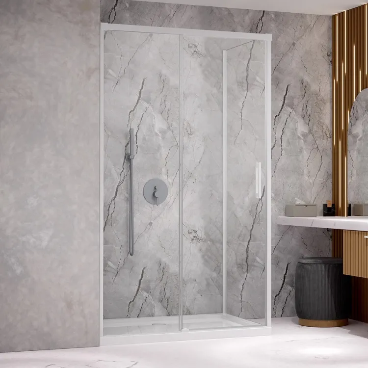 Dušas stūris taisnstūra Radaway Idea KDJ White 120x80cm, 120L/80R