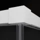 Dušas stūris taisnstūra Radaway Idea KDJ White 100x90cm, 100R/90L