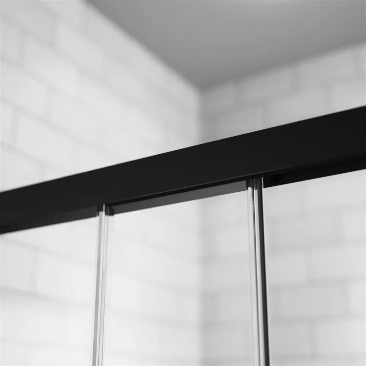 Dušas stūris taisnstūra Radaway Idea Black KDJ+S 80x100x80cm, 80/100L/80BL