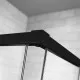 Dušas stūris taisnstūra Radaway Idea Black KDJ+S 80x100x80cm, 80/100L/80BL