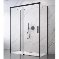 Dušas stūris taisnstūra Radaway Idea Black KDJ+S 90x100x90cm, 90/100L/90BL