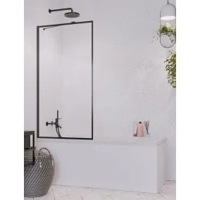 Vannas sieniņa Radaway IDEA Black PNJ II Frame 60 cm