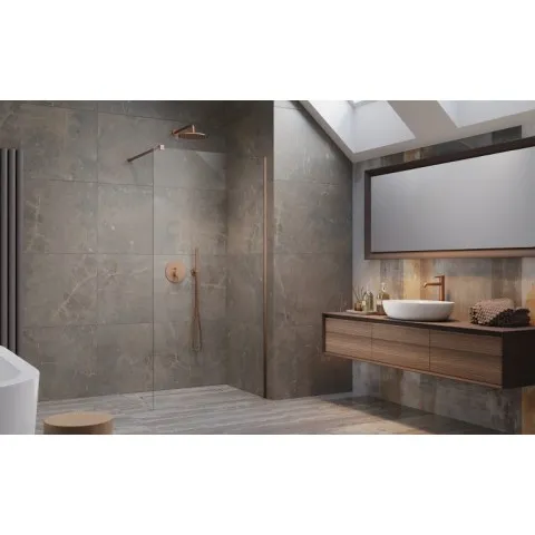 Dušas siena Radaway MODO New Brushed Copper II 800x2000mm