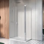 Dušas stūris taisnstūra Radaway NES KDS II ar krustveida atbalsta stieni 90Lx80cm