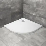 Dušas paliktnis pusapaļš Radaway Doros A 80x80, balts
