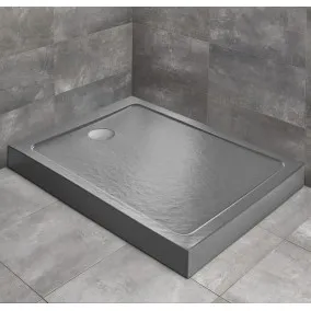 Dušas paliktnis taisnstūra Radaway DOROS F Compact 150x80cm, antracīta akmens