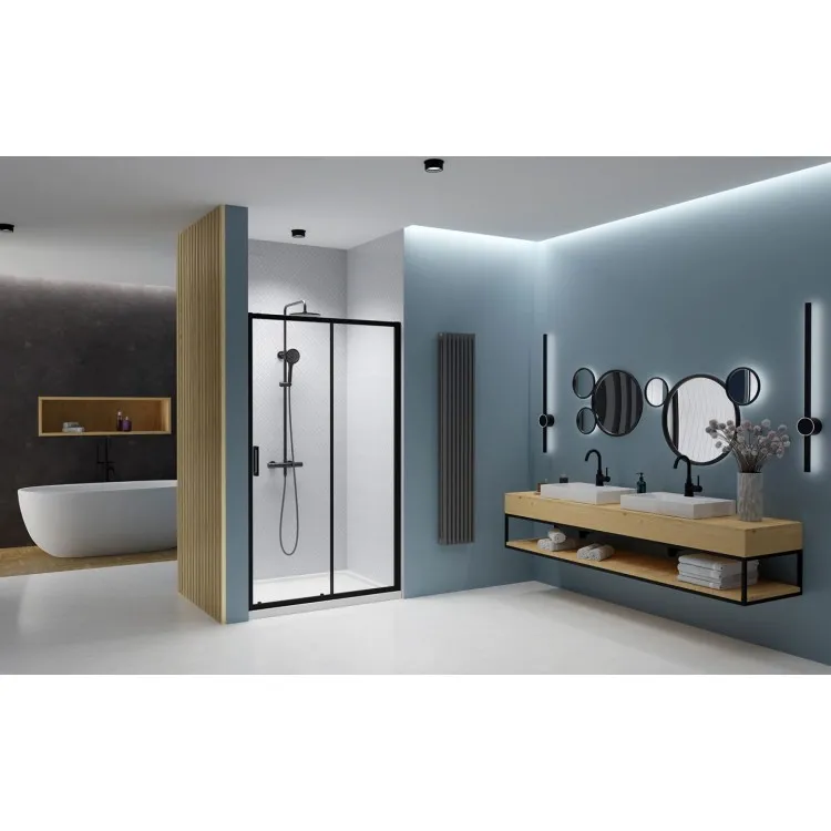 Dušas durvis bīdāmās Radaway Premium Pro Black DWJ 150cm R