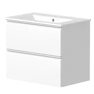 Vannas istabas skapītis ar izlietni Raguvos Baldai COSMOS 61cm, balts matēts