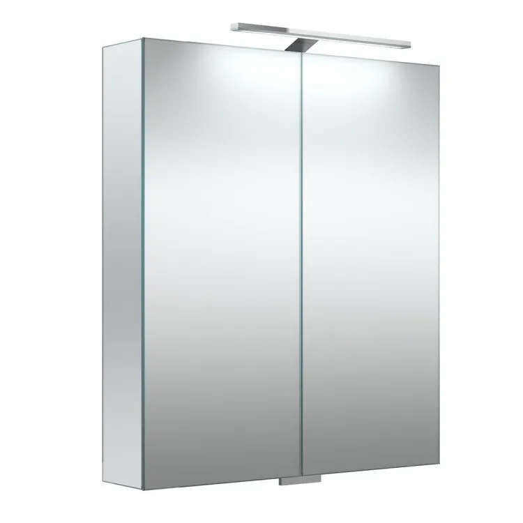 Vannas istabas skapītis ar spoguli un LED apgaismojumu RB GRAND 60 cm, 2102300