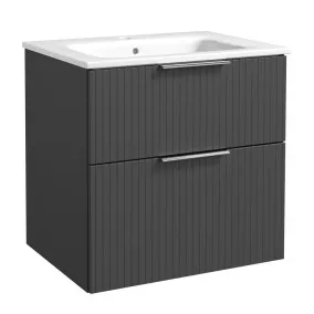 Vannas istabas mēbeļu komplekts RB G-LINE 60cm, grafīts matēts