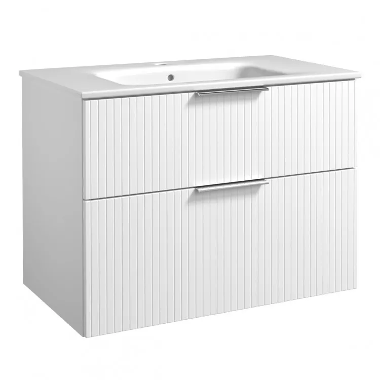 Vannas istabas mēbeļu komplekts RB G-LINE 80cm, balts matēts