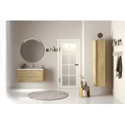 Vannas istabas skapītis ar izlietni RB ONLY 101 cm, gaišs ozols