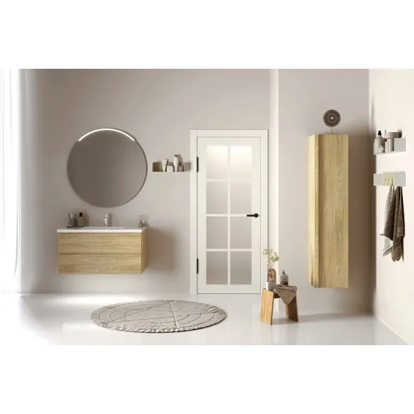 Vannas istabas skapītis ar izlietni RB ONLY 81 cm, gaišs ozols