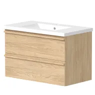 Vannas istabas skapītis ar izlietni RB ONLY 81 cm, gaišs ozols