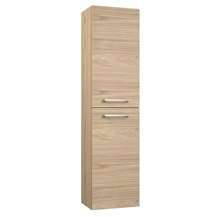 Vannas istabas augstais skapis RB SCANDIC 35cm, gaišs ozols