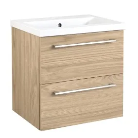Vannas istabas skapītis ar izlietni RB SCANDIC 51cm, gaišs ozols