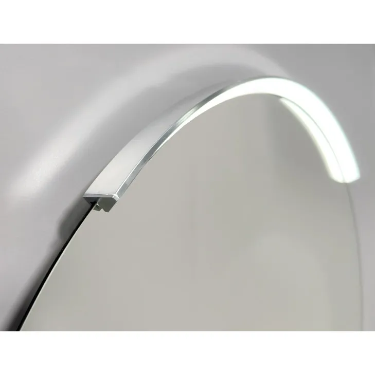 Spogulis ar LED apgaismojumu RB ECO ROUND MOON 80cm, aluminium