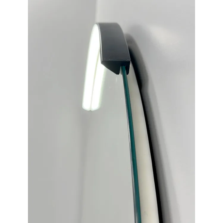 Spogulis ar LED apgaismojumu RB ECO ROUND MOON 80cm, melns